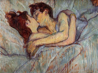 Le Baiser (Henri de Toulouse-Lautrec, 1892)